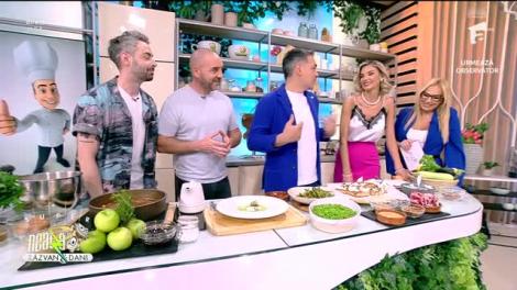 Super Neatza, 24 mai 2023. Rețeta lui Radu Darie: Supă cremă de mazăre cu ou poșat