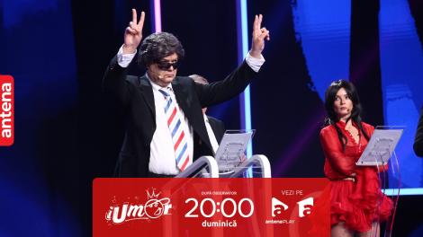 iUmor sezonul 14, 28 mai 2023. Vadim Tudor, cel mai tare discurs electoral de la gala Dac-aș fi președinte: Ce e cu mascarada asta aici?