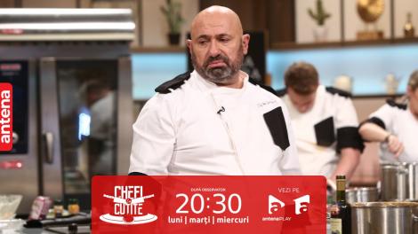 Chefi la cuțite | Sezonul 11, 29 mai 2023. De ce s-a enervat Cătălin Scărlătescu, chiar înainte să se afle cine a fost eliminat
