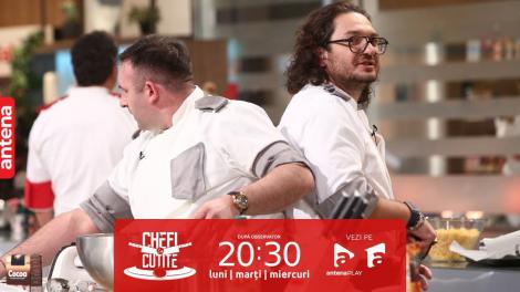 Chefi la cuțite | Sezonul 11, 30 mai 2023. Stelian Nistor i-a scos perii albi lui chef Florin Dumitrescu: Anunță când te miști!