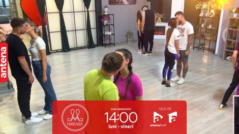 Mireasa Sezonul 7, 2 iunie 2023. Ce cuplu a câștigat task-ul sărutului