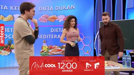 Medicool sezonul 4, 3 iunie 2023. Cele mai cunoscute diete de slăbit, pe înțelesul tuturor!