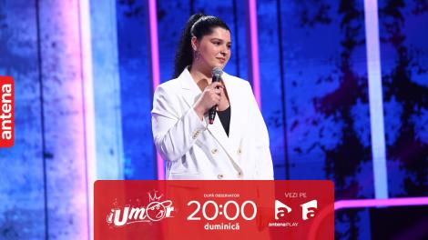 iUmor sezonul 14, 4 iunie 2023. Ioana State, număr de stand-up despre relația cu mâncarea: Am avut o copilărie grea...cu greutate!