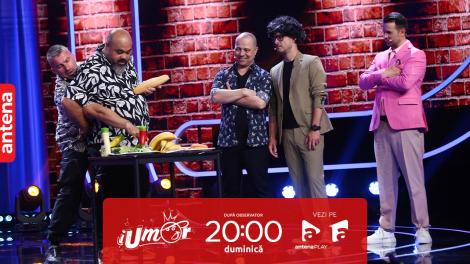 iUmor sezonul 14, 4 iunie 2023. Moment de pomină! Sandwich a la Fachirul din Periș și Perversu’ de pe Târgu Ocna