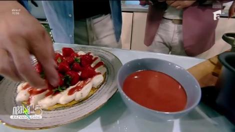 Super Neatza, 6 iunie 2023. Reţeta lui Nicolai Tand: Prăjitură cu căpșune și cremă de vanilie