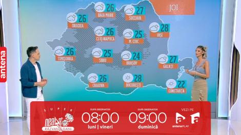 Super Neatza, 7 iunie 2023. Vremea cu Ramona Olaru: Ploi însemnate în nord și vest
