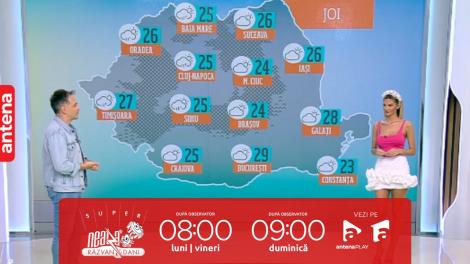 Super Neatza, 8 iunie 2023. Prognoza meteo cu Ramona Olaru: Vreme caldă în toată țara