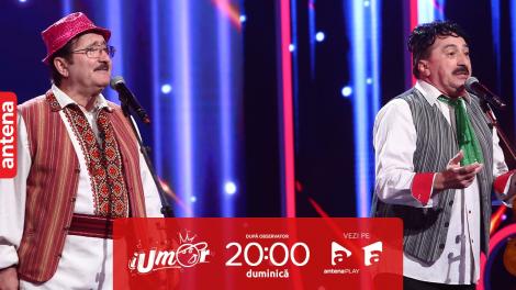iUmor sezonul 14, 11 iunie 2023. Cornel Palade și Romică Țociu, moment plin de umor