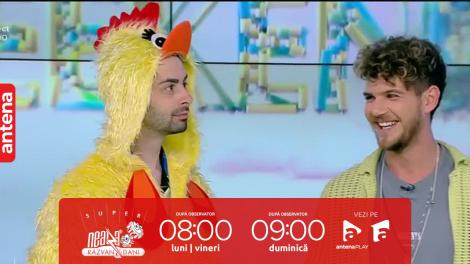 Neatza de Weekend, 11 iunie 2023. Provocare amuzantă ”Puiul neliniștit”! Cine a câștigat