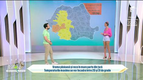 Super Neatza, 16 iunie 2023. Vremea cu Ramona Olaru: Vreme ploioasă și rece în mare parte din țară