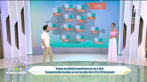 Super Neatza, 19 iunie 2023. Vremea cu Ramona Olaru: Vreme instabilă în jumătatea de est a țării
