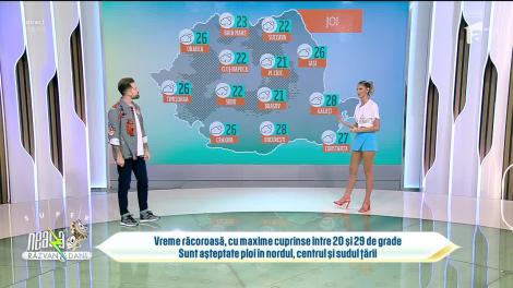 Super Neatza, 29 iunie 2023. Prognoza meteo cu Ramona Olaru: Vreme răcoroasă, cu ploi în nord, centru și sud