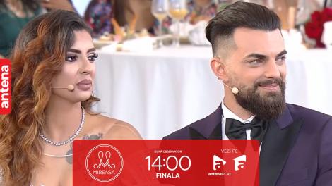 Finala Mireasa sezonul 7, 10 iulie 2023. Parcursul lui Mihai și a lui Hatice în casa Mireasa