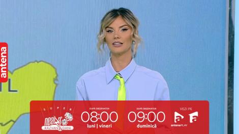 Super Neatza, 14 iulie 2023. Prognoza meteo cu Ramona Olaru: Cod galben de disconfort termic accentuat