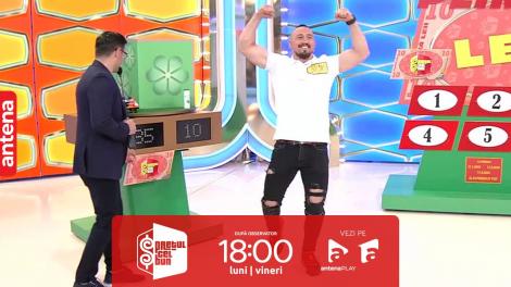 Preţul cel bun sezonul 4, 17 iulie 2023. Bogdan a câștigat un birou, un scaun, o boxă, tabletă și un covor