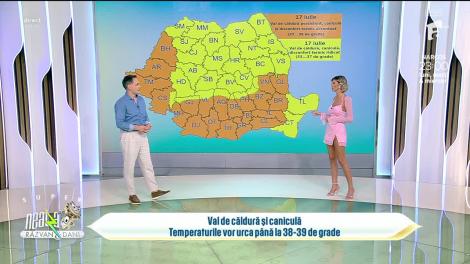 Super Neatza, 17 iulie 2023. Prognoza meteo cu Ramona Olaru: Val de caldura si canicula în aproape toată țara