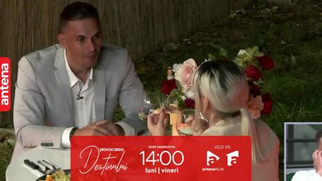 Provocarea destinului, 19 iulie 2023. Ciprian, cină romantică alături de Tina. Ce au discutat