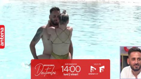 Provocarea destinului, 20 iulie 2023. Tina și Sorin, întâlnire la piscină