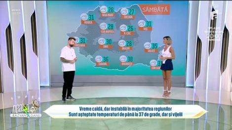 Super Neatza, 20 iulie 2023. Prognoza meteo cu Ramona Olaru: Vreme caldă, dar instabilă!