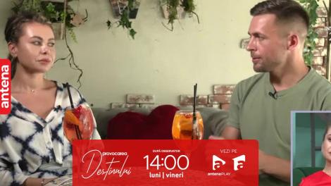 Provocarea destinului, 21 iulie 2023. Flaviu și Iza au ieșit la date. Se pare că cei doi nu rezonează!