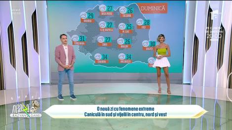 Super Neatza, 21 iulie 2023. Prognoza meteo cu Ramona Olaru: Temperaturile sunt aproape de normalul perioadei!