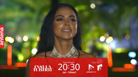 Insula Iubirii Sezonul 7, 28 iulie 2023. Reacția Emei când a văzut imaginile cu Răzvan în care anunța despărțirea de ea: Mă bucur!