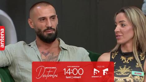 Provocarea destinului, 1 august 2023. Alana și Marius, despre viitorul relației: Nu vreau să ne facem planuri!