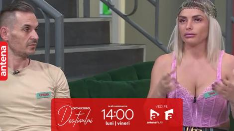 Provocarea destinului, 7 august 2023. Tina, indecisă în privința lui Ciprian