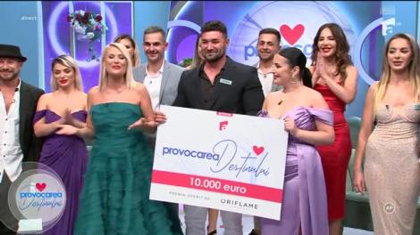 Provocarea destinului, 12 august 2023. Adrian și Oana au câștigat marele premiu de 10 mii de euro