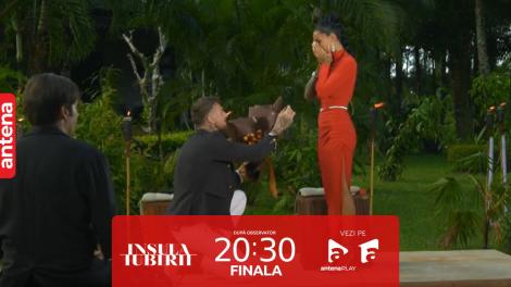 Finala Insula Iubirii Sezonul 7, 27 august 2023. Bogdan a cerut-o de soție pe Claudia, la bonfire-ul final! Ce răspuns i-a dat concurenta
