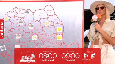 Super Neatza, 31 august 2023. Prognoza meteo cu Ramona Olaru: Averse în mai multe regiuni din țară