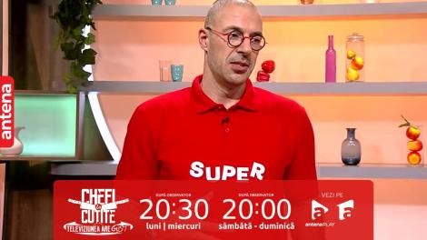 Chefi la cuțite | Sezonul 12, 2 septembrie 2023. Fostul căpitan al naționalei de baschet, Virgil Stănescu, a impresionat: Mi-a plăcut teribil!