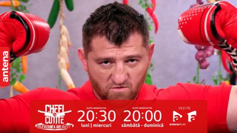 Chefi la cuțite | Sezonul 12, 5 septembrie 2023. Catalin Moroșanu nu se teme de gătit! Promotor al sportului, le-a pregătit chefilor un preparat dietetic