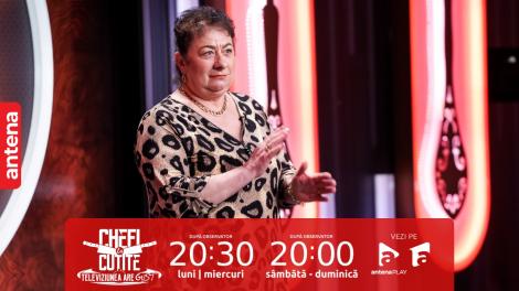 Chefi la cuțite | Sezonul 12, 6 septembrie 2023. Mioara Sîrbușcă, poveste de viață impresionantă: M-a împins sărăcia!