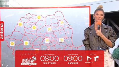 Super Neatza, 7 septembrie 2023. Prognoza meteo cu Ramona Olaru: Temperaturile ajung la 30 de grade Celsius