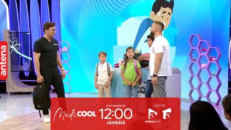 Medicool sezonul 5, 9 septembrie 2023. Cum afectează ghiozdanul purtat incorect spatele copilului