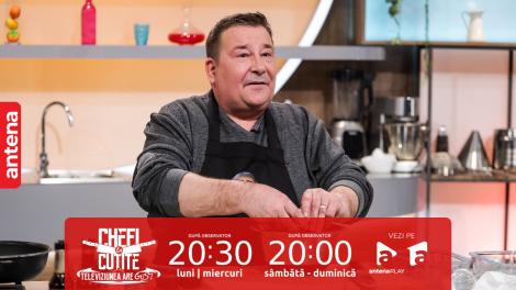 Chefi la cuțite | Sezonul 12, 10 septembrie 2023. Ioan Frățilă, bucătar de peste 30 de ani! Chef Dumitrescu: Mâncare de pensiune!