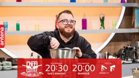 Chefi la cuțite | Sezonul 12, 11 septembrie 2023. Lucian Butnaru, desert super delicios, deși nu vede aproape deloc!