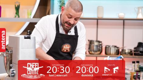 Chefi la cuțite | Sezonul 12, 13 septembrie 2023. Romică Duet a cântat alături de Chef Sorin Bontea: La sfârșit, un pic de inflexiune că trebuia