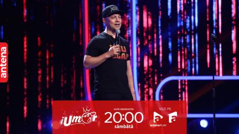 iUmor sezonul 15, 16 septembrie 2023. Dan Badea, show impresionant: Mama e mare fan!