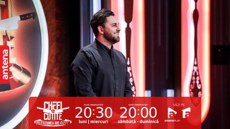 Chefi la cuțite | Sezonul 12, 17 septembrie 2023. Florin Dumitrescu și-a ales cuțitul de aur! Janni Alexandridis va face parte din echipa chefului