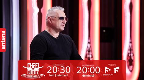 Chefi la cuțite | Sezonul 12, 20 septembrie 2023. Gabriel Florin Mihăilescu, fostul membru din trupa Albatros, apariție rară pe micile ecrane ale televizoarelor