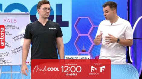 Medicool sezonul 5, 23 septembrie 2023. Trasul de umeri spre spate te ajută să stai drept?