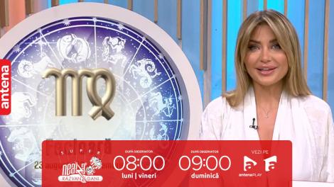 Super Neatza, 22 septembrie 2023. Horoscopul Zilei cu Adina Moraru: Lucrurile pot deveni confuze