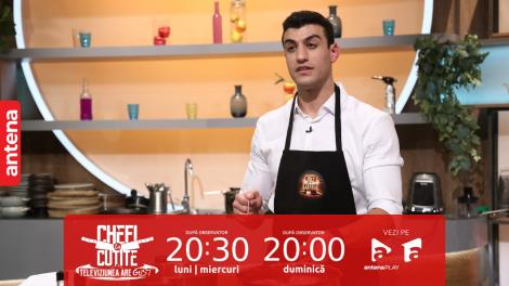 Chefi la cuțite | Sezonul 12, 24 septembrie 2023. Zalzale Nawaf, un libanez care pune accentul pe o alimentație sănătoasă