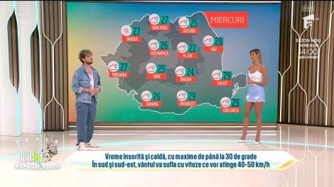 Super Neatza, 25 septembrie 2023. Prognoza meteo cu Ramona Olaru: Vreme însorită, temperaturi peste normalul perioadei