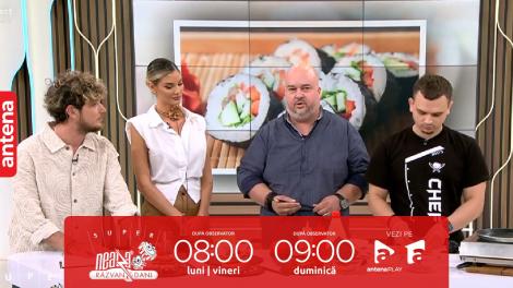 Super Neatza, 26 septembrie 2023. Cum se prepară cel mai delicios burger din sushi
