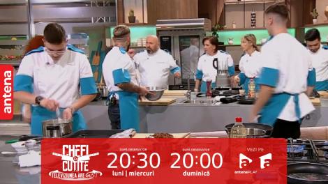 Chefi la cuțite | Sezonul 12, 26 septembrie 2023. Ce decizie surprinzătoare a luat chef Cătălin Scărlătescu, după ce s-a ridicat interdicția de a vorbi