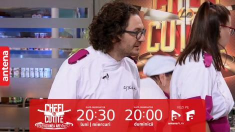 Chefi la cuțite | Sezonul 12, 27 septembrie 2023. Tensiune la cote alarmante în echipa magenta. Chef Florin Dumitrescu și Alexandru Bunea, schimb acid de replici
