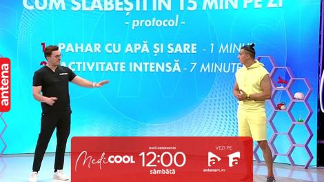 Medicool sezonul 6, 30 septembrie 2023. Exerciții cu greutatea corpului